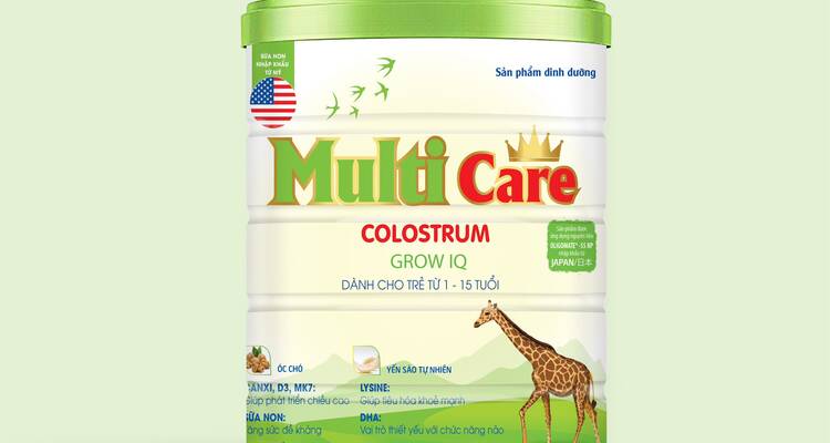 CÓ SỮA MULTI CARE COLOSTRUM - BÉ CAO HƠN, KHỎE HƠN, THÔNG MINH HƠN