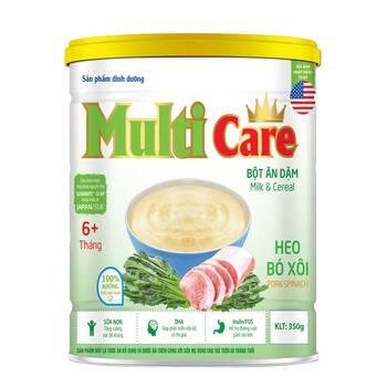 Bột Ăn Dặm Multi Care Heo Bó xôi